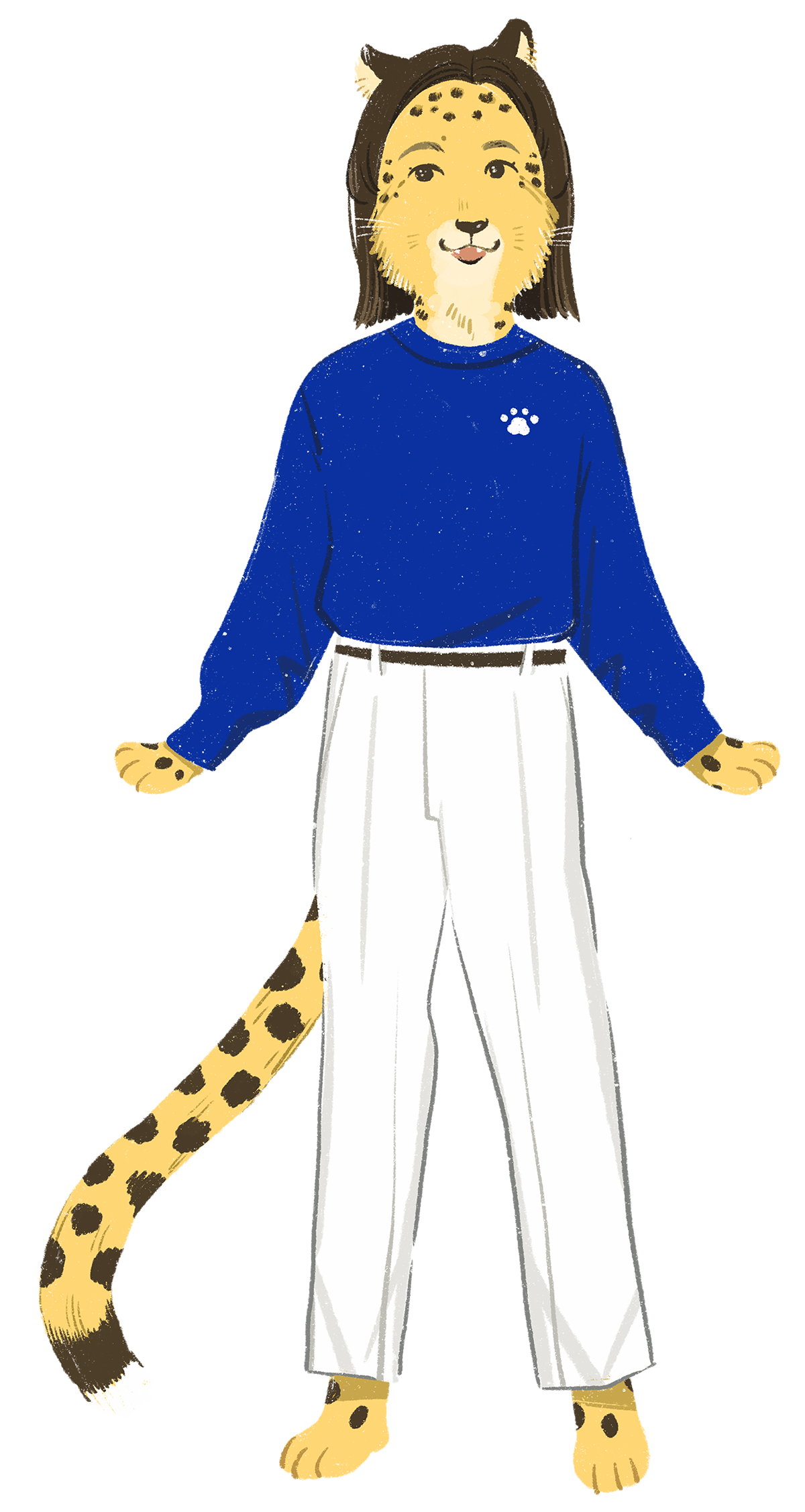 太田夏波のスタッフイラスト