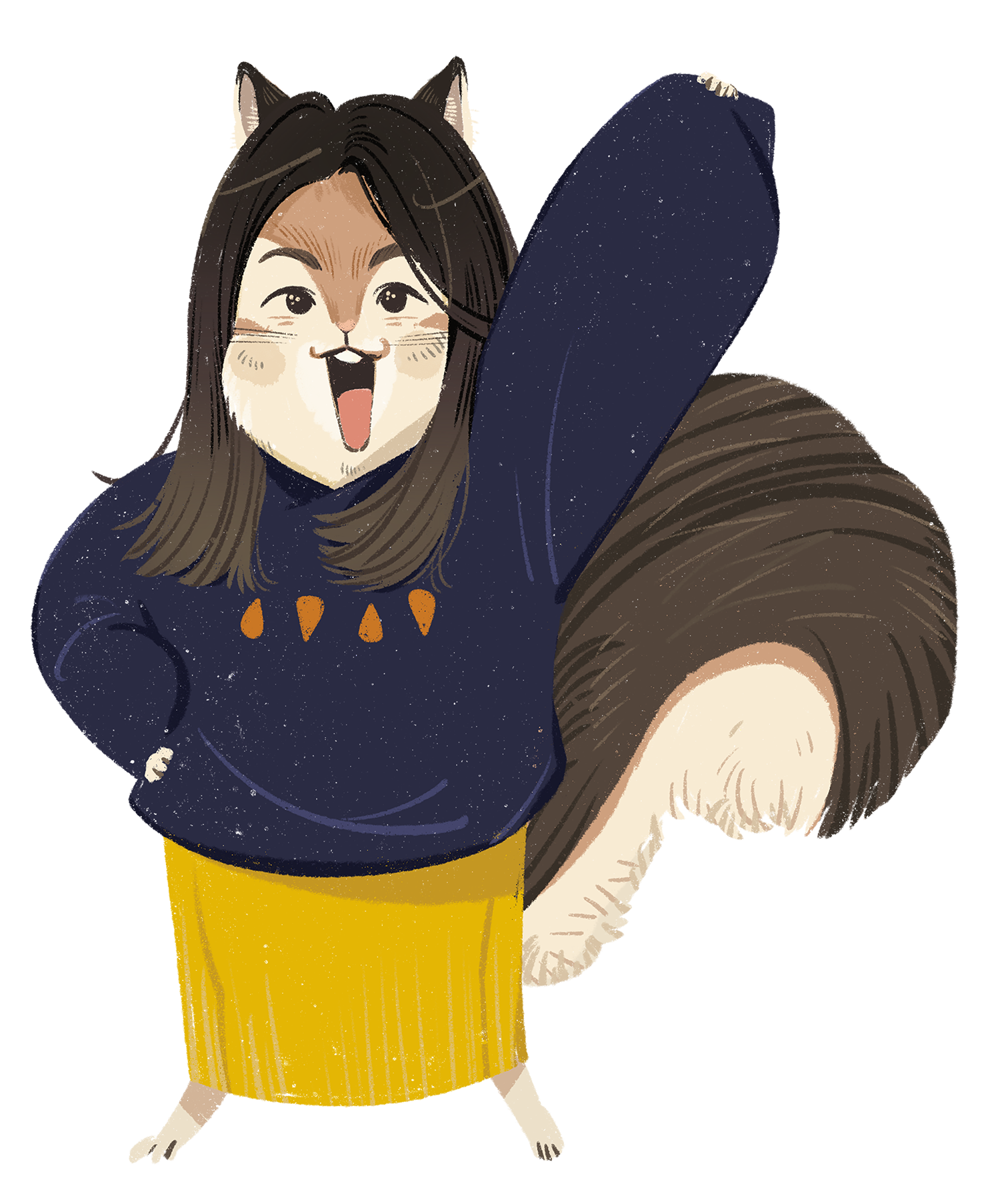 山下 晴子のスタッフイラスト